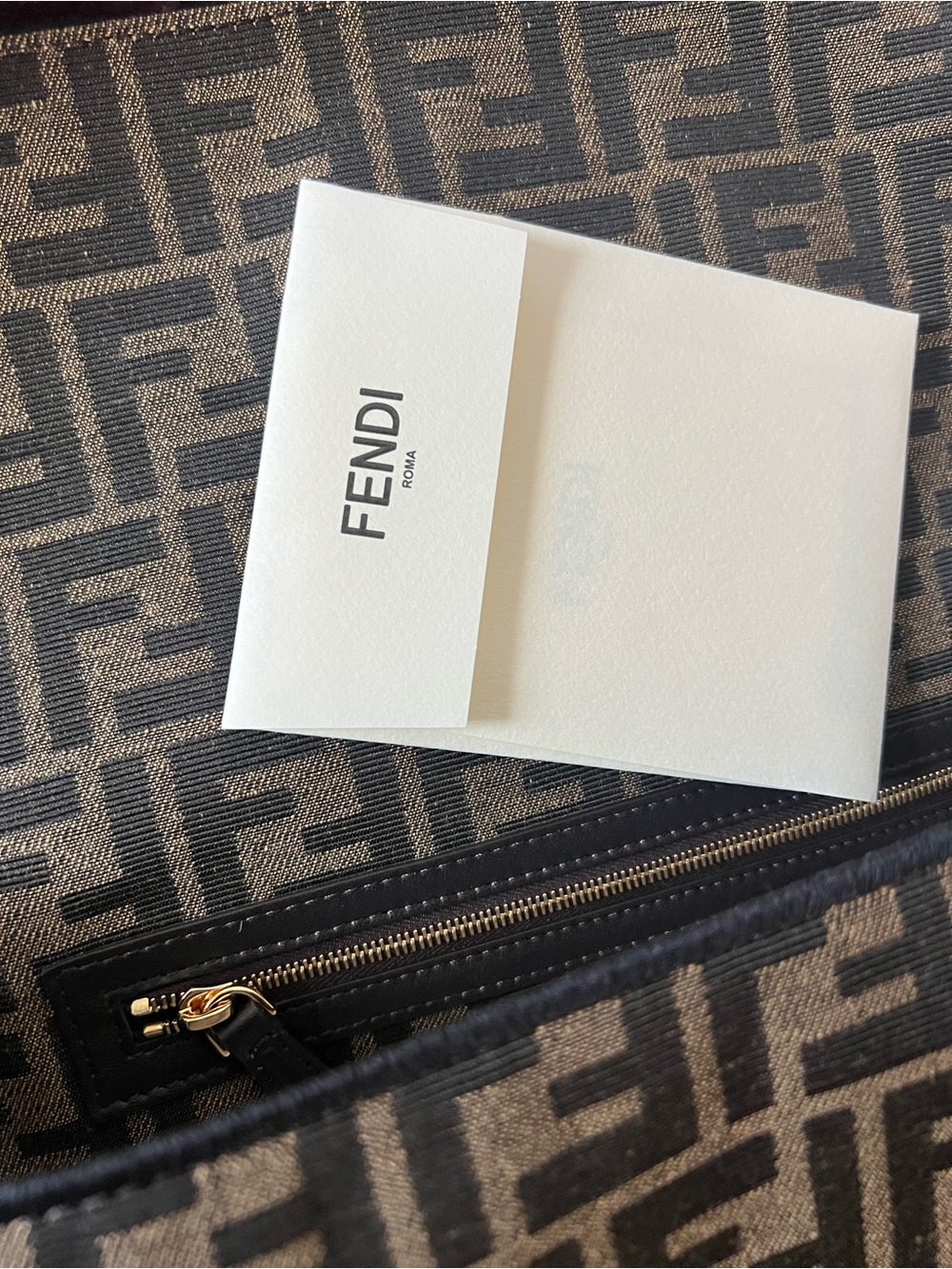 Fendi Baguette Bag in Brown FF Jacquard Fabric Bag NWT MSRP 3850 - Picture 12 of 17